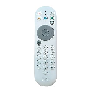 Controle TV Box BTV B13 Bluetooth Branco