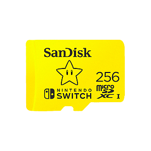 Cartão de Memória SanDisk Nintendo Switch 256GB 100MB/s MicroSDXC