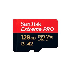 Cartão de Memória SanDisk 128GB Extreme PRO 200MB/s MicroSDXC UHS-I + Adp
