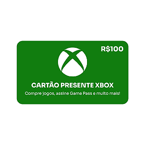 Recarga Xbox Live R$100