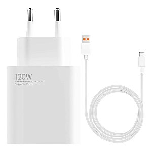 Fonte Celular + Cabo USB-A para USB-C Xiaomi 120W MDY-13-EG
