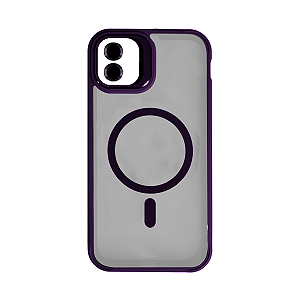 Capa para iPhone 12 Transparente Com Película para Câmera