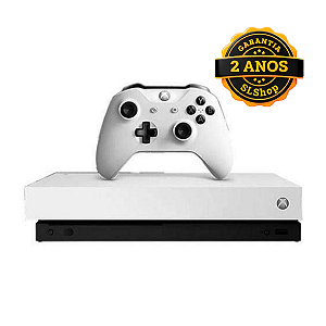 Console Microsoft Xbox One X 1TB Branco Seminovo