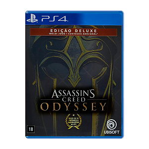 Jogo Assassin's Creed Odyssey Edição Deluxe - PS4 Seminovo