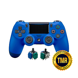 Controle Sem Fio Original PS4 TMR Azul Seminovo