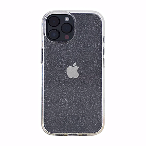 Capa para iPhone 15 Pro Max Glitter Transparente