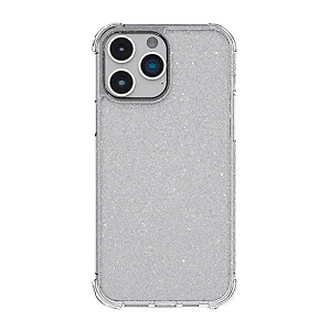 Capa para iPhone 12 Pro Max Glitter Transparente