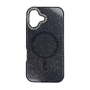 Capa para iPhone 16 Com MagSafe e Cordão Salva Celular Glitter