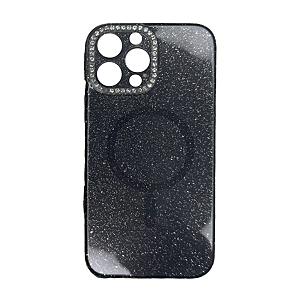 Capa para iPhone 14 Pro Max Com MagSafe e Cordão Salva Celular Glitter