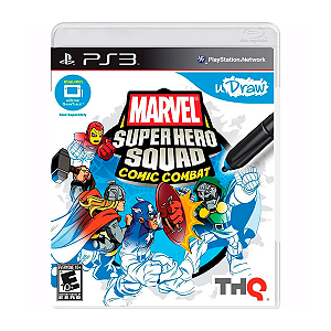 Jogo Marvel Super Heroes Squad Comic Combat - PS3 Seminovo