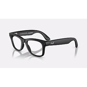 Óculos de Sol Smart Ray-Ban Meta Wayfarer RW4006 Transitions Preto/Verde