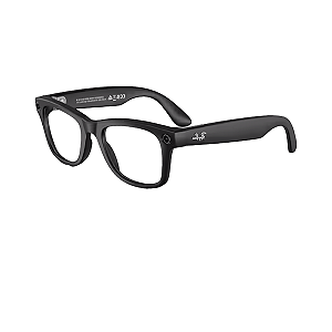 Óculos de Sol Smart Ray-Ban Meta Wayfarer RW4006 Transitions Preto/Verde