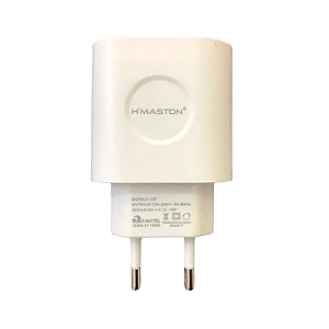 Fonte Celular 2x USB-A 24W H'Maston Y27-1 Branco