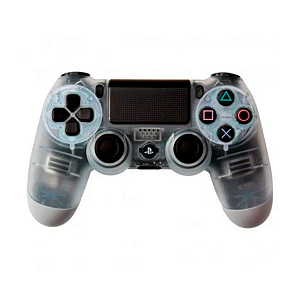 Controle Sem Fio Original PS4 Hall Effect Transparente Seminovo