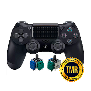 Controle Sem Fio Original PS4 Padlles Hall Effect Preto Seminovo
