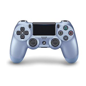 Controle Sem Fio Original PS4 Hall Effect Titanium Blue Seminovo