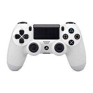 Controle Sem Fio Original PS4 Hall Effect Glacier White Seminovo