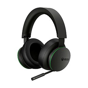 Headset Microsoft Sem Fio - Xbox One / Xbox Series X|S / Windows 10 Preto - Seminovo