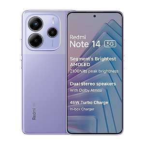 Smartphone Xiaomi Redmi Note 14 5G 256GB 8GB Lilás