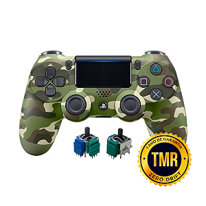 Controle Sem Fio Original PS4 Camuflado Seminovo