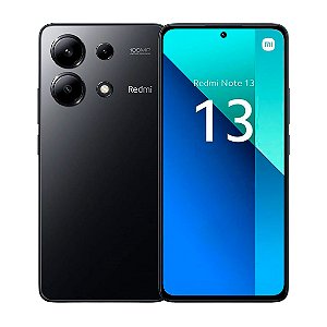 Smartphone Xiaomi Redmi Note 13 256GB 8GB Preto Sem Biometria Seminovo