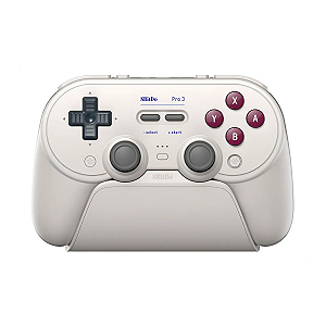 Controle Bluetooth 8BitDo Pro 3 G Classic Nintendo Switch / Windows / Android - Branco
