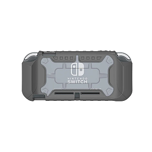 Case TPU Nintendo Switch Lite - Cinza Seminovo