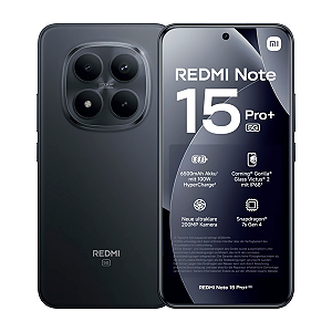 Smartphone Xiaomi Redmi Note 15 Pro+ 5G 256GB 8GB Preto