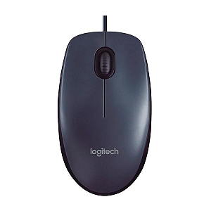 Mouse Logitech c/ Fio M90 Preto