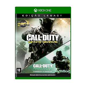 Jogo Call Of Duty Infinite Warfare + Modern Warfare Remasterizado Edição Legacy - Xbox One Seminovo