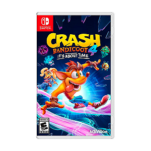 Jogo Crash Bandicoot 4 It's About Time - Switch Seminovo