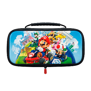 Case Nintendo Switch V1 / V2 / Oled Mario Kart Deluxe Preto Seminovo