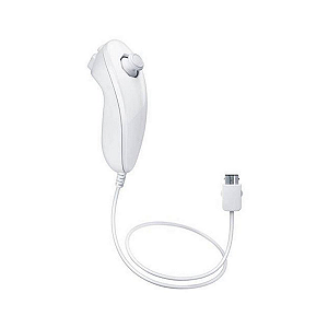 Controle Nunchuk Compatível Nintendo Wii / Wii U Branco