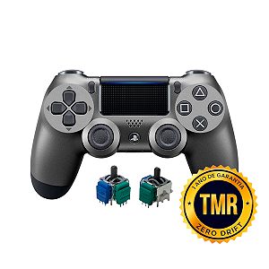 Controle Sem Fio Original PS4 TMR Prata Seminovo