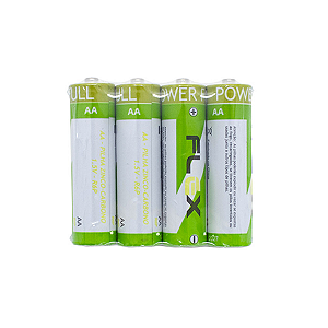 Pilha AA Zinco/ Carbono Flex Gold 1.5V - 4 UN