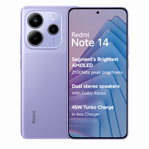 Smartphone Xiaomi Redmi Note 14 256GB 8GB Roxo Indonésia