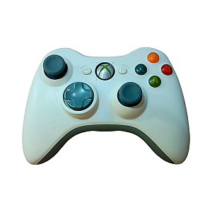 Controle Sem Fio Original Xbox 360 Branco  Seminovo
