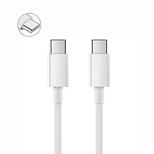 Cabo USB-C para USB-C Xiaomi 6A BHR087AGL 2m Branco