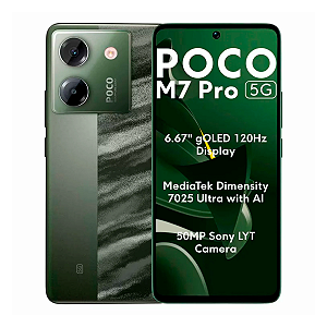 Smartphone Poco M7 Pro 5G 256GB 8GB Verde - Seminovo