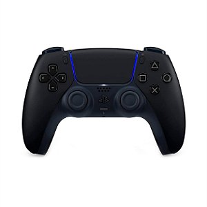 Controle Sem Fio Original PS5 DualSense Midnight Black + Cabo Removível USB-C