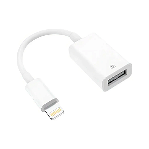 Cabo adaptador OTG USB-A para Lightning