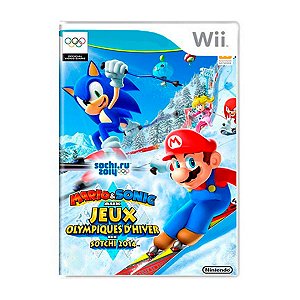 Jogo Mario e Sonic At The Olympic Winter Games Sochi 2014 - Wii U Seminovo