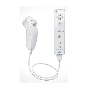 Controle Remote + Nunchuk - Wii Branco