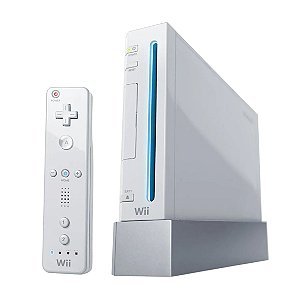 Console Nintendo Wii + 1 Controle Remote Branco Seminovo