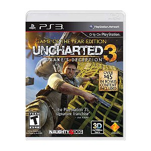 Jogo Uncharted 3 Drakes Deception - PS3 Seminovo