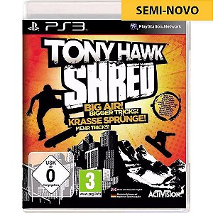 Jogo Tony Hawk Shred - PS3 Seminovo