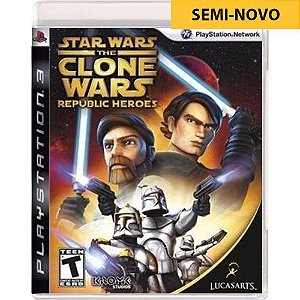 Jogo Star Wars The Clone Wars Republic Heroes - PS3 Seminovo