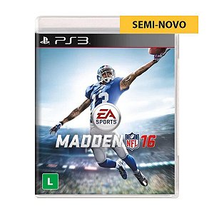 Jogo Madden NFL 16 - PS3 Seminovo