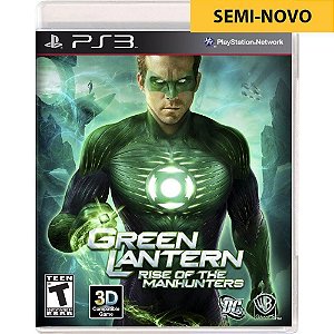Jogo Green Lantern Rise of the Manhunters - PS3 Seminovo