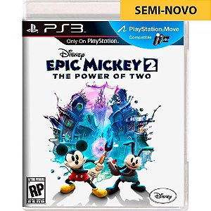 Jogo Epic Mickey 2 The Power of Two - PS3 Seminovo